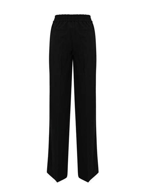 Pantalone classico con pieghe D. Exterior | 599112NERO